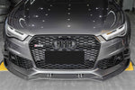  2013-2018 Audi RS6 Avant BS Style Carbon Fiber Front Lip - Carbonado 