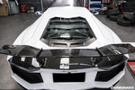  2011-2021 Lamborghini Aventador LP700 LP740 Coupe/Roadster RZS Style Carbon Fiber Trunk Spoiler - Carbonado 