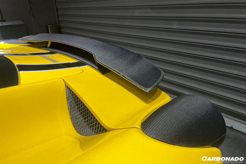 2010-2015 Ferrari 458 Coupe NVT Style Carbon Fiber Trunk Spoiler - DarwinPRO Aerodynamics