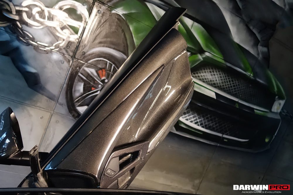 2011-2016 Lamborghini Aventador LP700 Coupe Carbon Fiber Inner Door Panels - DarwinPRO Aerodynamics