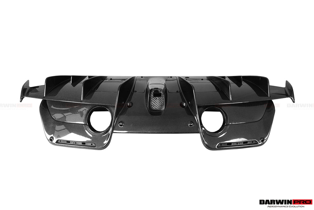 2015-2020 Ferrari 488 GTB Pista Style Rear Bumper & Wing - DarwinPRO Aerodynamics