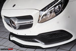  2015-2018 Mercedes Benz W205 C63/S AMG Carbon Fiber Front Bumper Accessory (6pcs) - DarwinPRO Aerodynamics 