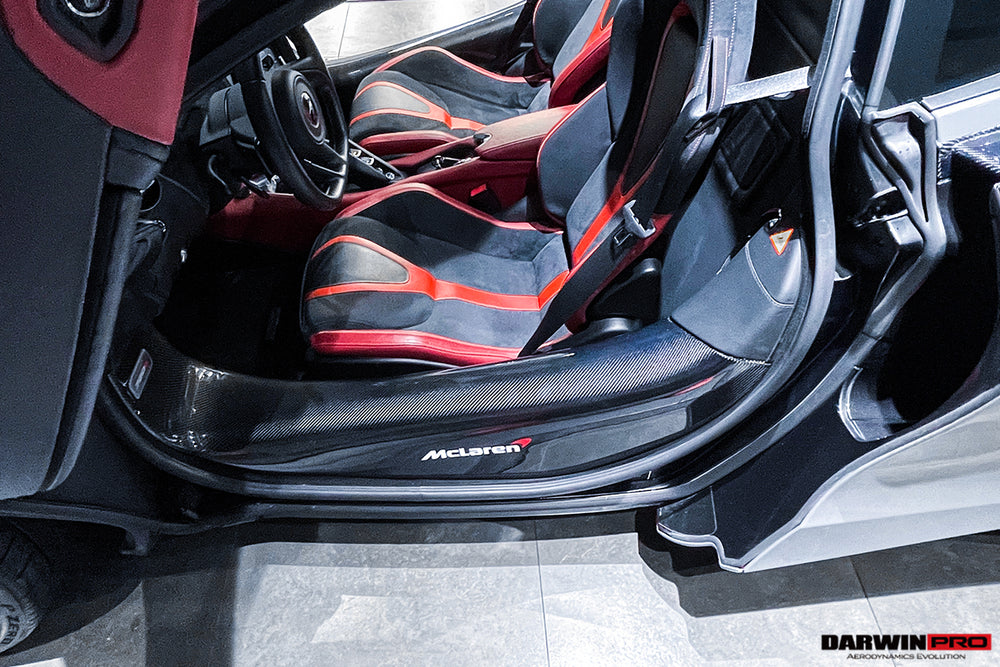 2017-2020 McLaren 720s Dry Carbon Fiber Door Sills - DarwinPRO Aerodynamics