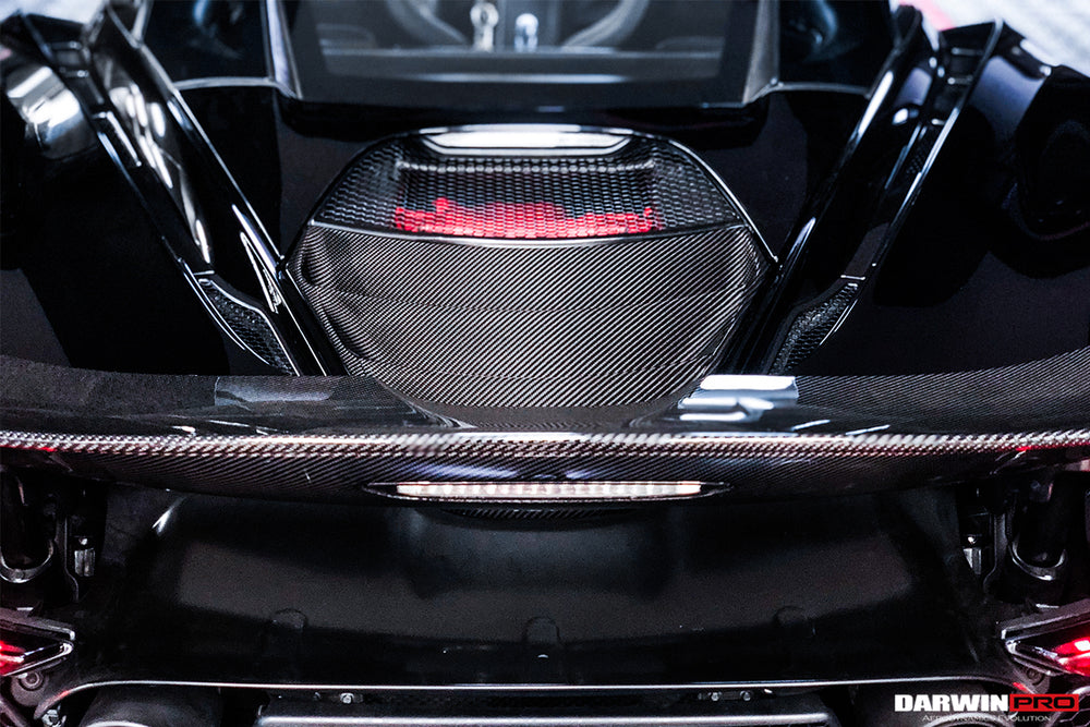 2017-2020 McLaren 720s Coupe Carbon Fiber Engine Cover Replacement - DarwinPRO Aerodynamics