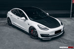  2017-2023 Tesla Model 3 IMP Performance Carbon Fiber Middle Front Lip - DarwinPRO Aerodynamics 