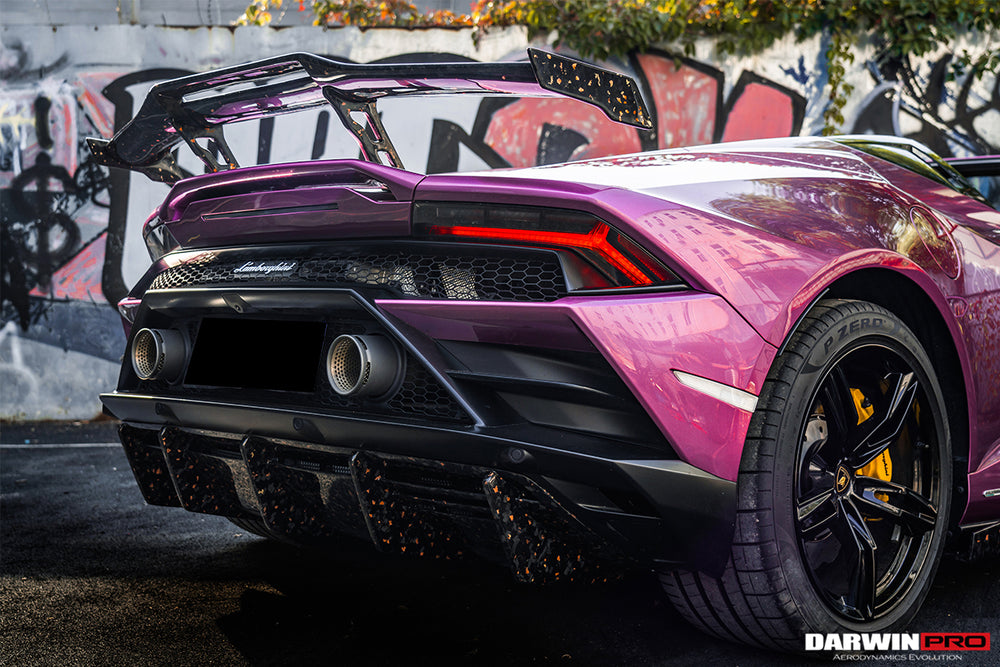 2019-2022 Lamborghini Huracan EVO OD Style Dry Carbon Rear Diffuser - DarwinPRO Aerodynamics