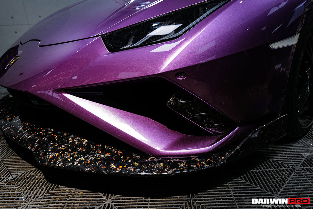 2019-2022 Lamborghini Huracan EVO RWD OD Style Carbon Fiber Front Lip - DarwinPRO Aerodynamics
