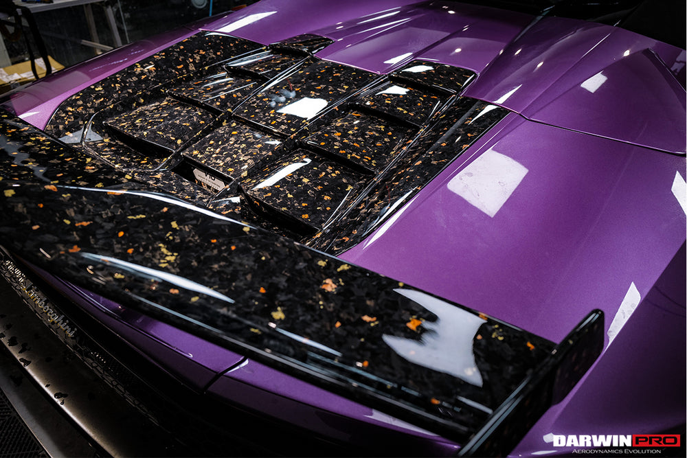 2019-2022 Lamborghini Huracan EVO Spyder OD Style Dry Carbon Engine Trunk - DarwinPRO Aerodynamics