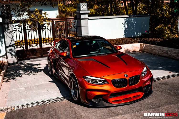 2014-2019 BMW 2 Series F22 VR Style Partial Carbon Fiber Wide Body Full Body  Kit