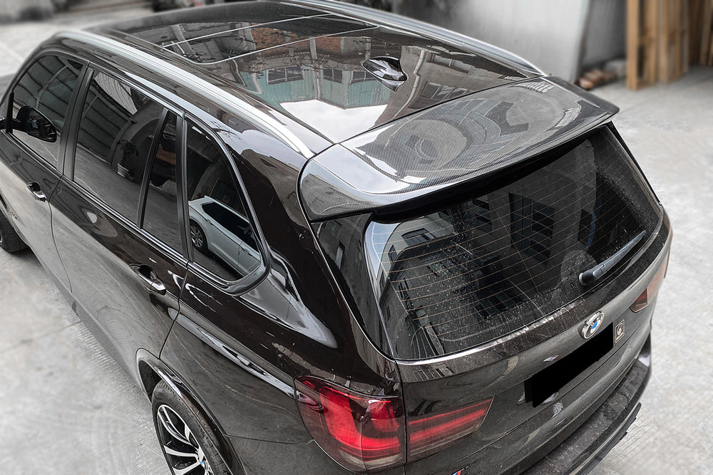 2014-2018 BMW X5/X5M F15 VS Style Carbon Fiber Roof Spoiler - Carbonado