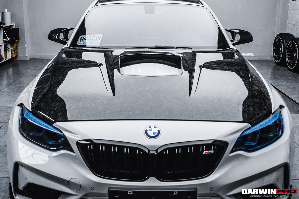 2014-2020 BMW M2/M2C  2-SERIES F22/F23F87 IMP Performance Partial Carbon Fiber Hood - DarwinPRO Aerodynamics