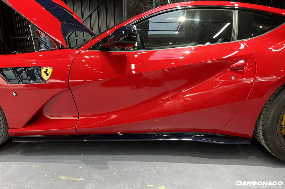2018-UP Ferrari 812 Superfast /GTS MSY Style Mirror Housing - Carbonado