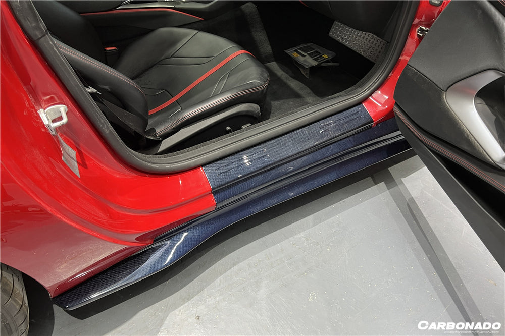 2018-UP Ferrari 812 Superfast & GTS OE Style Door Sills - Carbonado