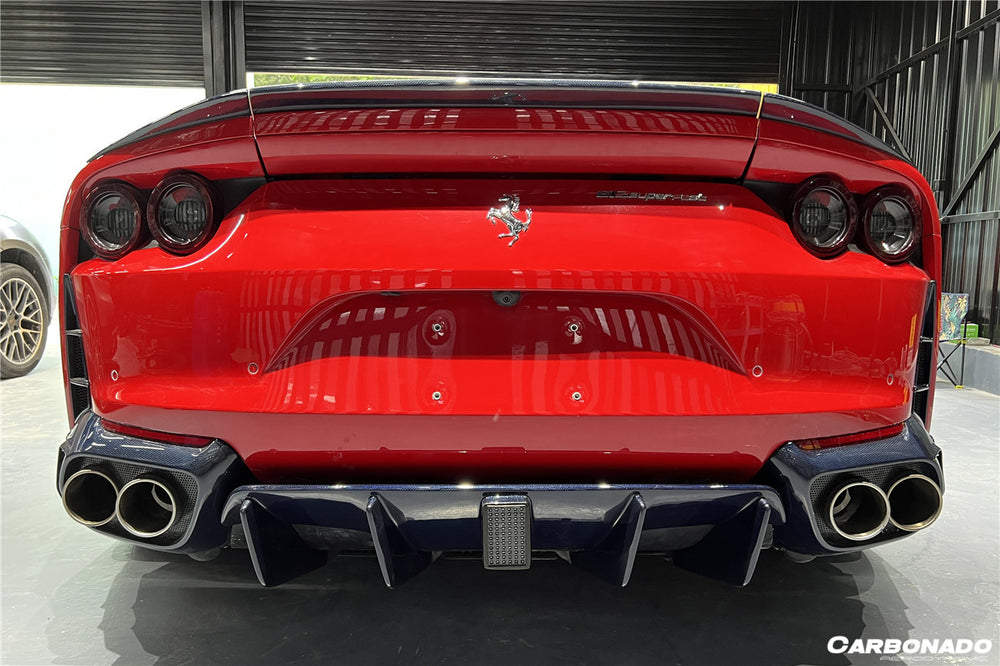 2018-UP Ferrari 812 Superfast /GTS MSY Style Rear Diffuser w/ Light - DarwinPRO Aerodynamics
