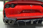  2018-UP Ferrari 812 Superfast /GTS MSY Style Rear Diffuser w/ Light - DarwinPRO Aerodynamics 
