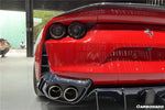  2018-UP Ferrari 812 Superfast /GTS MSY Style Rear Bumper Vents - Carbonado 
