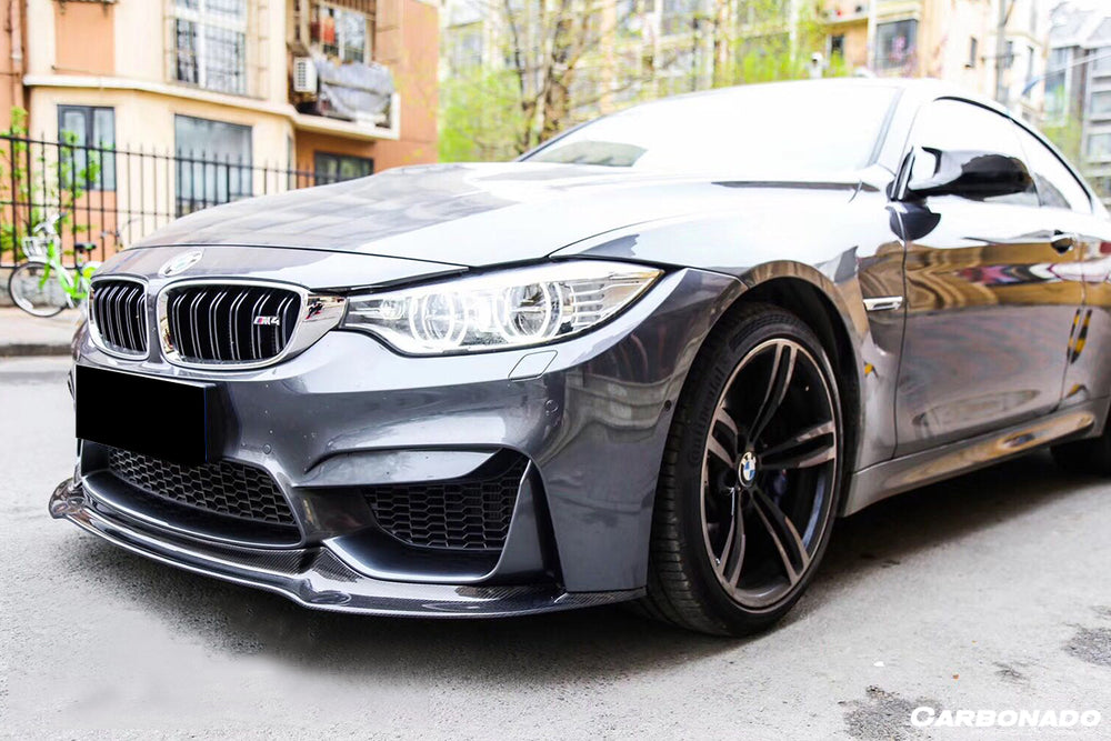 2014-2020 BMW M3 F80 M4 F82 VRS Style Carbon Fiber Front Lip - DarwinPRO Aerodynamics