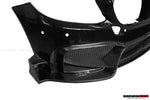  2015-2021 Mercedes Benz W205 C63/S AMG Sedan IMP Performance Partial Carbon Fiber front bumper - DarwinPRO Aerodynamics 