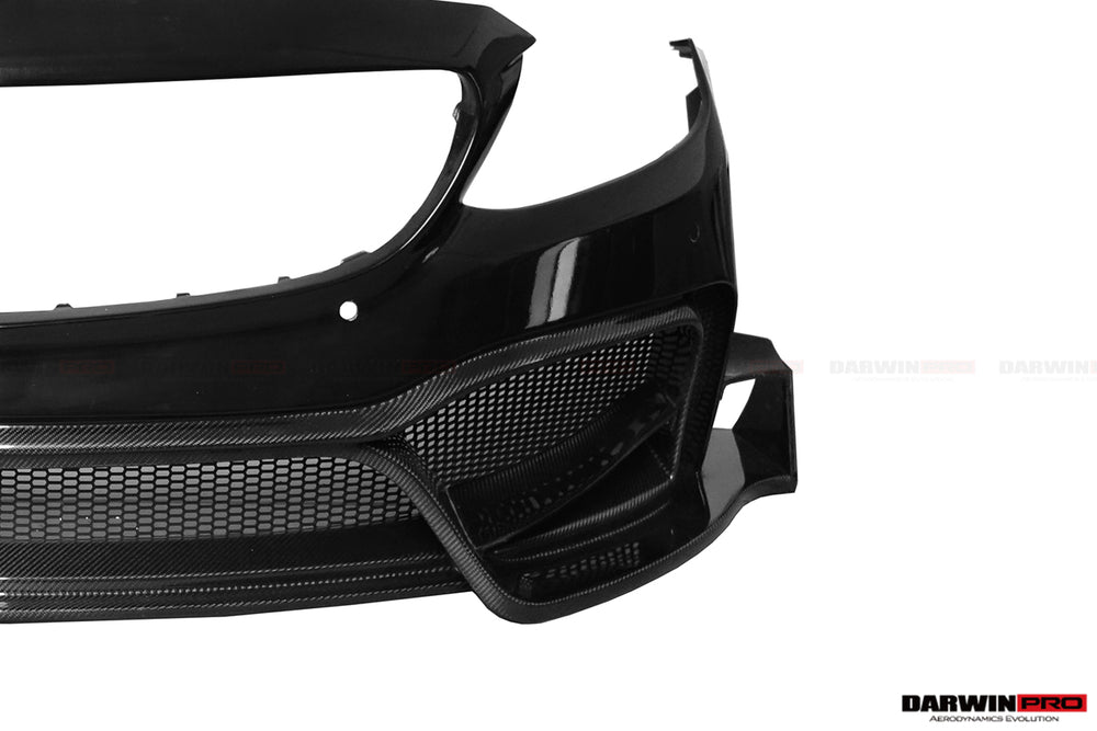 2015-2021 Mercedes Benz W205 C63/S AMG Sedan IMP Performance Partial Carbon Fiber front bumper - DarwinPRO Aerodynamics