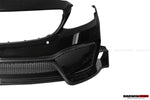  2015-2021 Mercedes Benz W205 C63/S AMG Sedan IMP Performance Partial Carbon Fiber front bumper - DarwinPRO Aerodynamics 