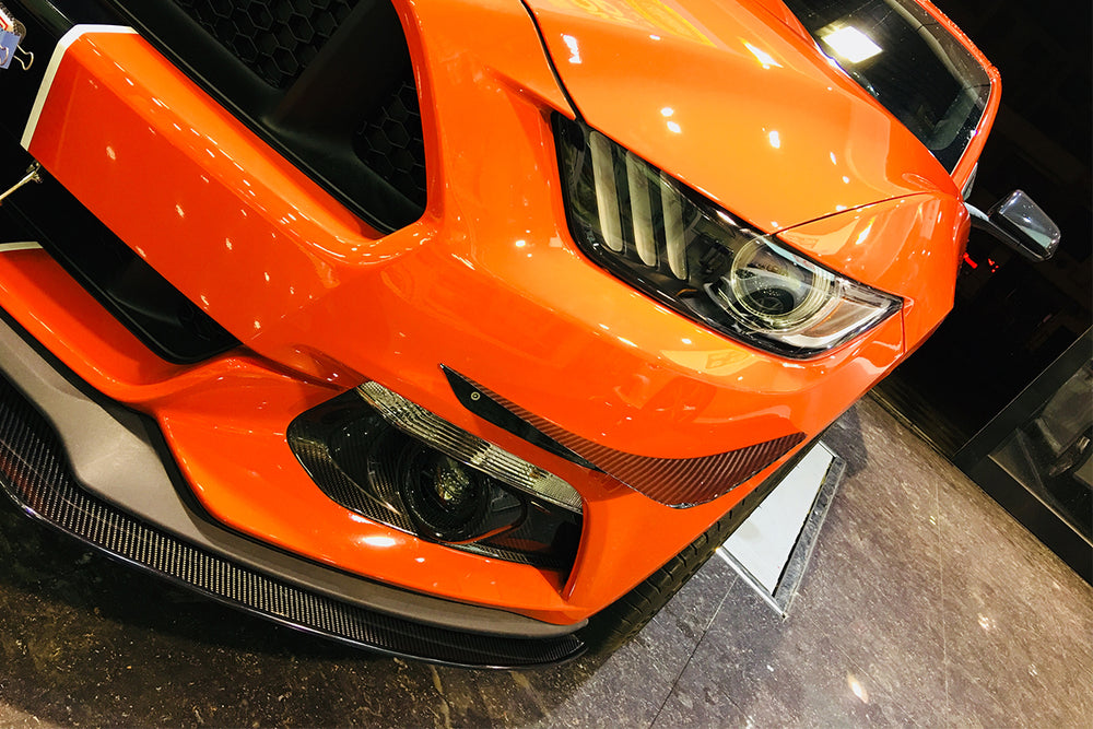 2014-2017 Ford Mustang APR Style Carbon Fiber Canards - DarwinPRO Aerodynamics