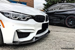  2014-2020 BMW M3 F80 & M4 F82 VA Style Carbon Fiber Front Lip - DarwinPRO Aerodynamics 