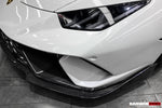  2015-2020 Lamborghini Huracan LP610/LP580/EVO BKSS Style Partial Carbon Front Bumper w/ Lip - DarwinPRO Aerodynamics 