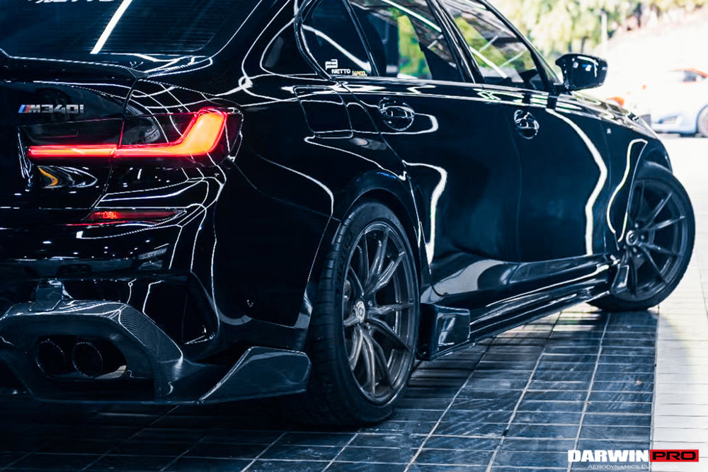 2019-2023 BMW 3 Series G20/G28 BKSS Style Carbon Fiber Rear Diffuser (With 4 Exhaust tips) - DarwinPRO Aerodynamics