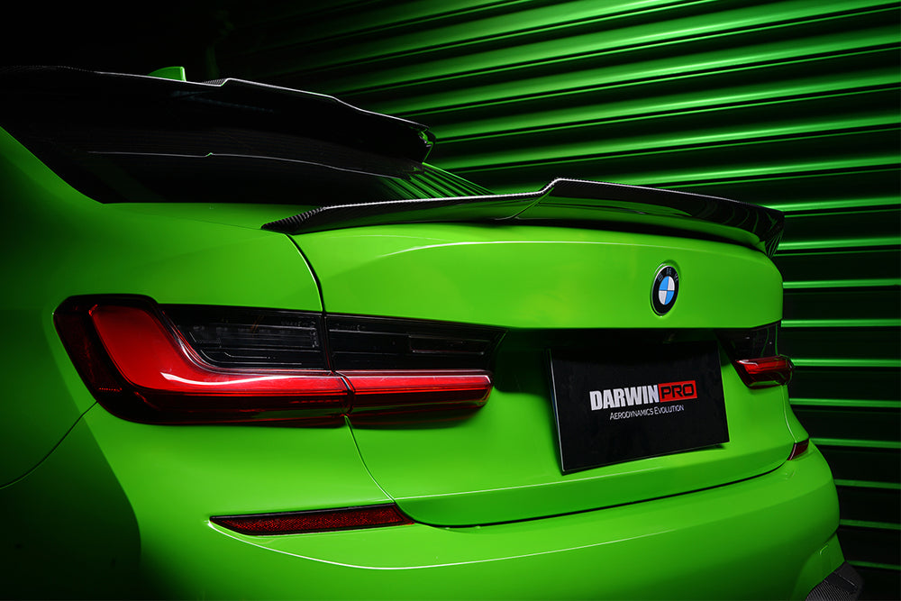 2019-2023 BMW 3 Series G20/G28/G80 M3 BKSS Style Carbon Fiber Trunk Spoiler - DarwinPRO Aerodynamics
