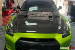  2008-2016 Nissan GTR R35 CBA/DBA BSE Style Carbon Fiber Hood - DarwinPRO Aerodynamics 