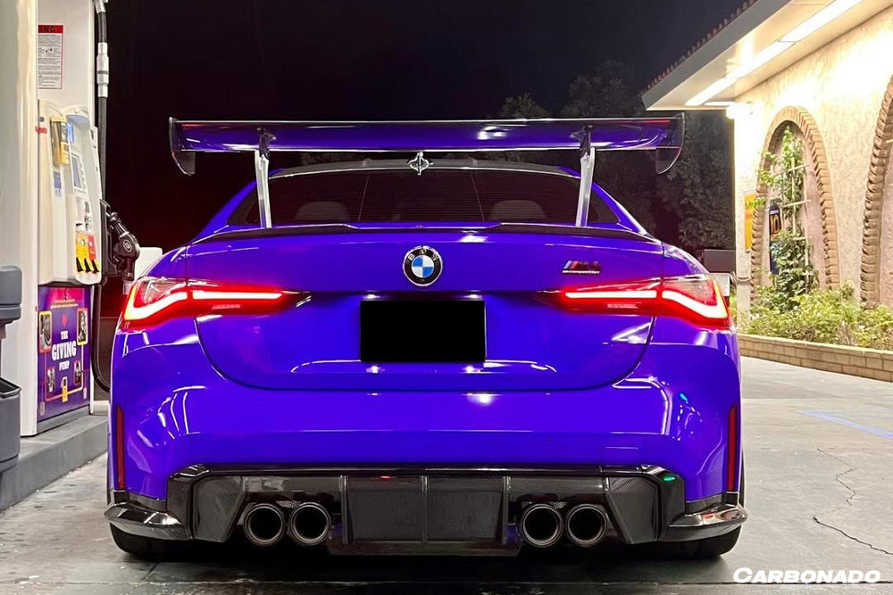 2014-2023 BMW M4 GTS2 Style Carbon Fiber Trunk Spoiler - DarwinPRO Aerodynamics