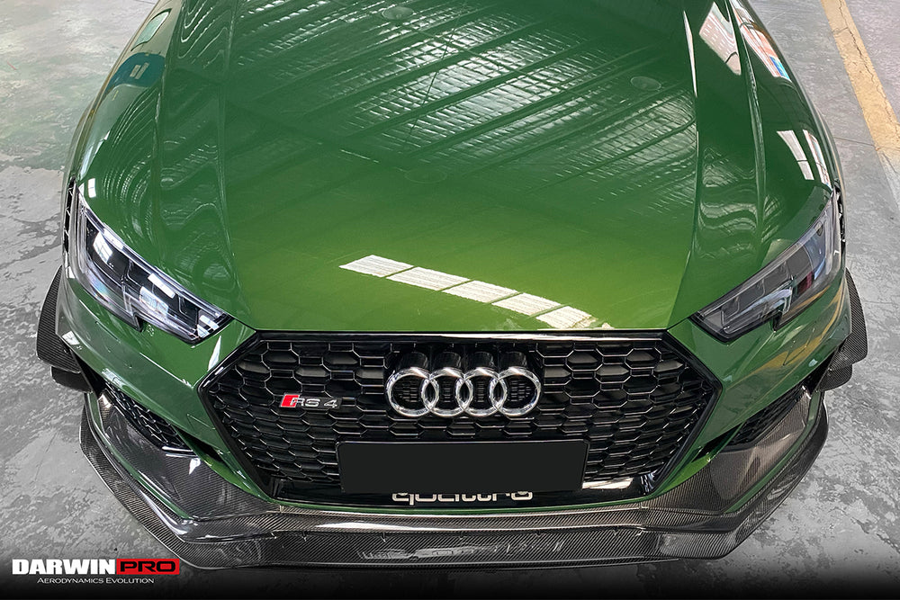 2017-2019 Audi RS4 B9 BKSS Style Front Canards - DarwinPRO Aerodynamics