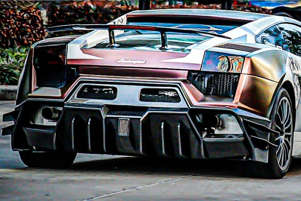 2004-2008 Lamborghini Gallardo IRON Style Rear Bumper