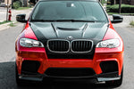  2009-2014 BMW X6 E71 HM Style Carbon Fiber Hood 