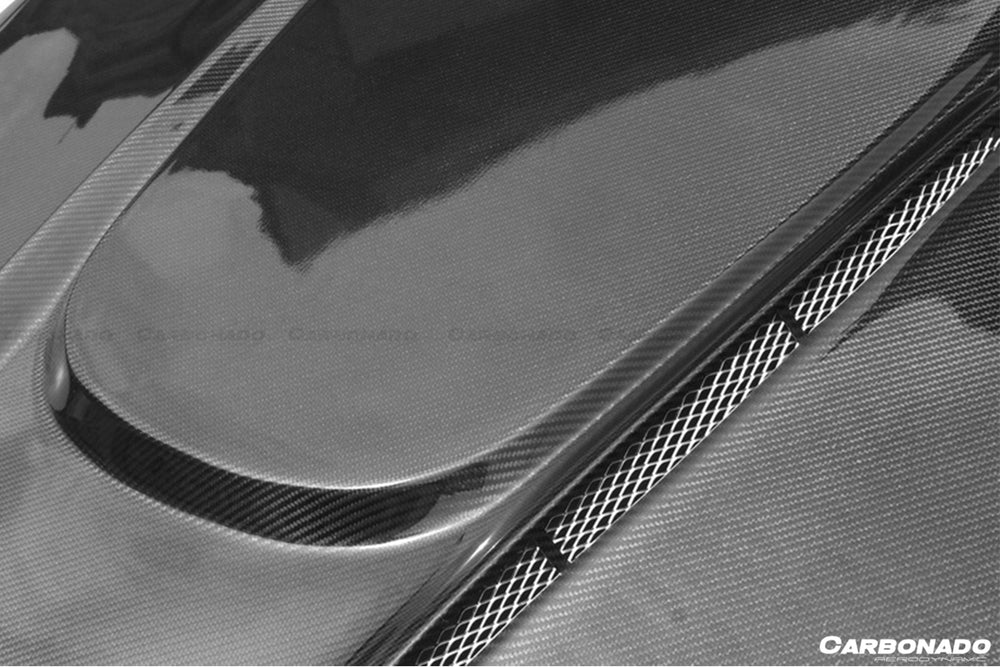2009-2014 BMW X6 E71 HM Style Carbon Fiber Hood - Carbonado
