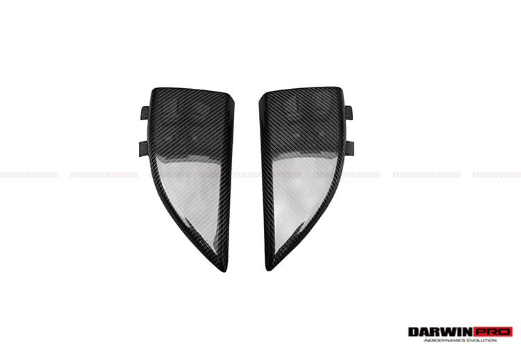 2014-2021 Mercedes Benz C217 S63/S65 AMG Coupe Carbon Fiber Rear Bumper Caps - DarwinPRO Aerodynamics