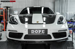  2016-2023 Porsche 718 Cayman/Boxster BKSS Style Carbon Fiber Front Lip - DarwinPRO Aerodynamics 