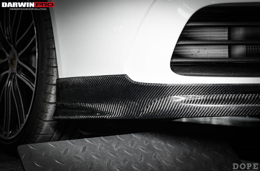 2016-2023 Porsche 718 Cayman/Boxster BKSS Style Carbon Fiber Front Lip - DarwinPRO Aerodynamics