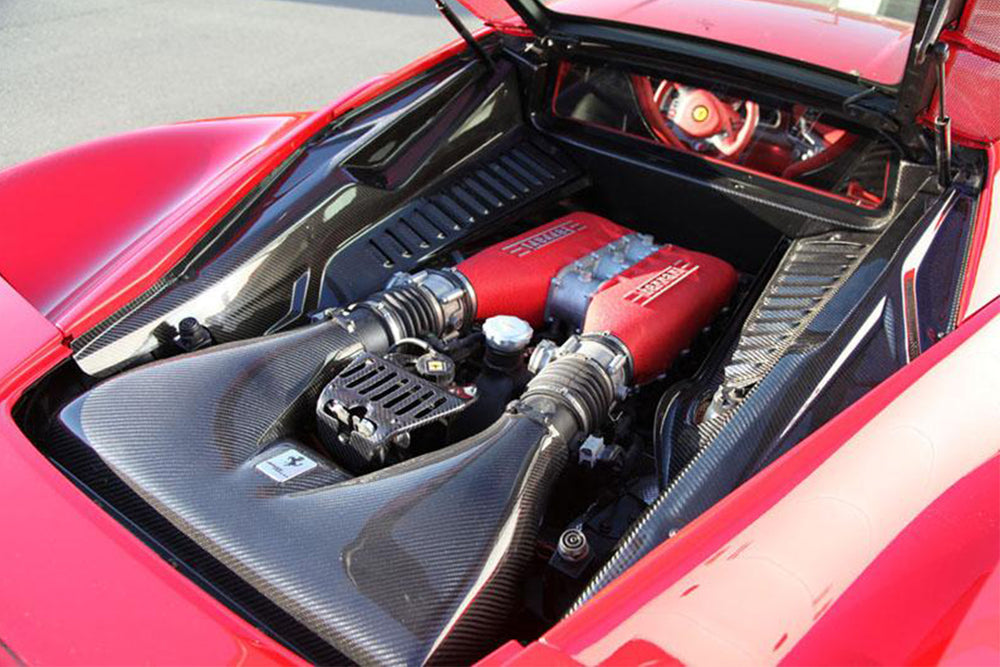 2010-2015 Ferrari 458 Coupe/Speciale Dry Carbon Fiber Airbox - DarwinPRO Aerodynamics