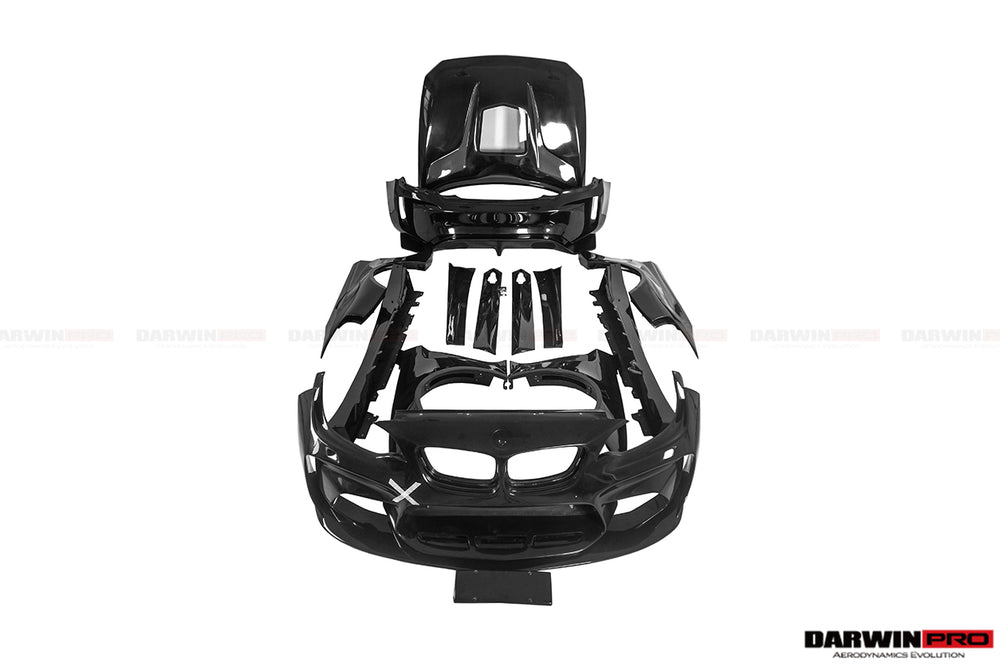 2016-2020 BMW M2 F87 VR Style Partial Carbon Fiber Wide Full Body kit - DarwinPRO Aerodynamics