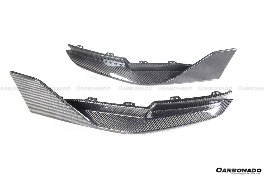 2021-UP BMW M3 G80 MP Style Dry Carbon Fiber Middle Rear Lip with Caps - DarwinPRO Aerodynamics