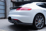  2013-2016 Porsche Panamera 970.2 GMT Style Carbon Fiber Rear Diffuser - Carbonado 
