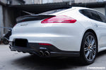  2013-2016 Porsche Panamera 970.2 GMT Style Carbon Fiber Rear Diffuser - Carbonado 