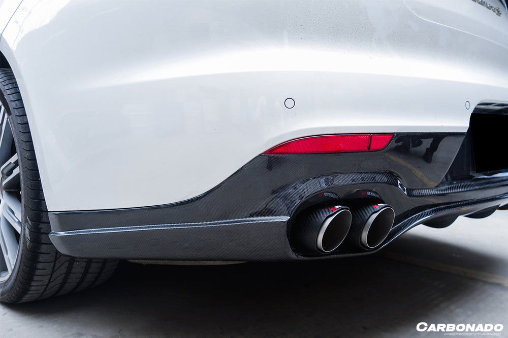 2013-2016 Porsche Panamera 970.2 GMT Style Carbon Fiber Rear Diffuser - Carbonado