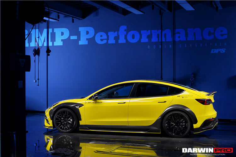 2017-2020 Tesla Model 3 IMPII Performance Partial Carbon Fiber Full Body Kit - DarwinPRO Aerodynamics
