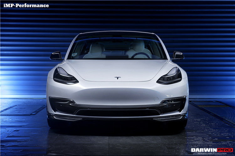 2017-2020 Tesla Model 3 IMP Style Carbon Fiber Full Kit - DarwinPRO Aerodynamics