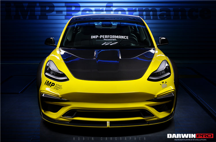 2021+ Tesla Model 3 IMP Performance Partial Carbon Fiber Full Body Kit - DarwinPRO Aerodynamics