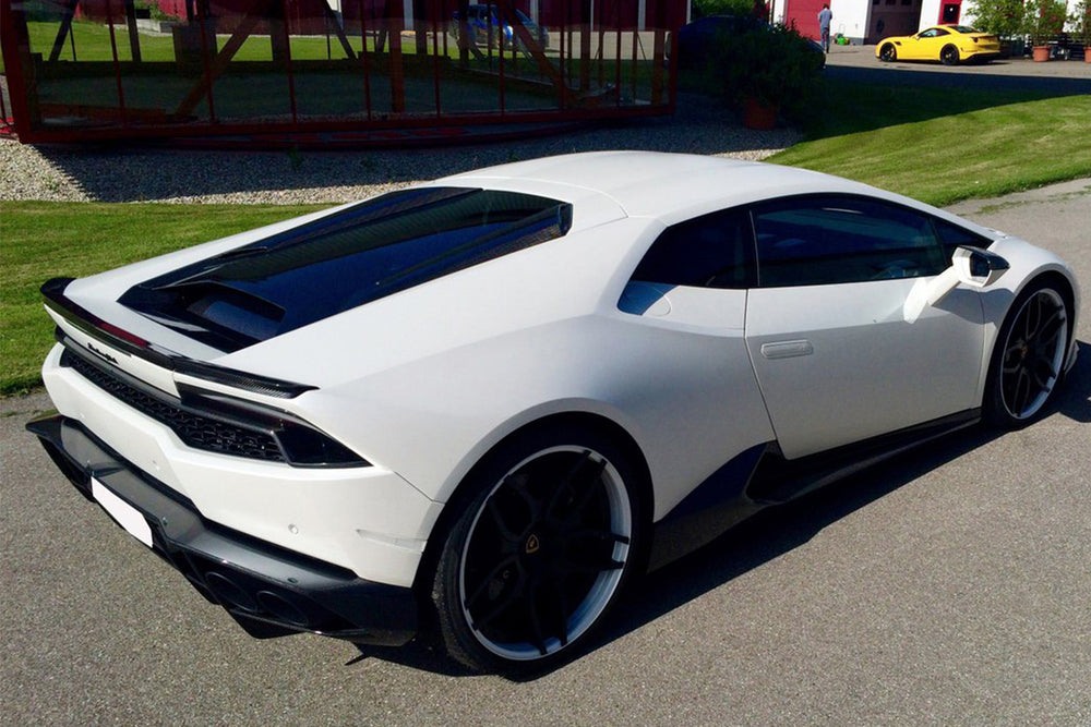 2015-2020 Lamborghini Huracan LP610/LP580 NVT Style Carbon Fiber Trunk Spoiler - Carbonado