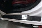  2006-2015 Audi R8 Coupe & Spyder P Style Carbon Fiber Door Sills Steps Cover - DarwinPRO Aerodynamics 