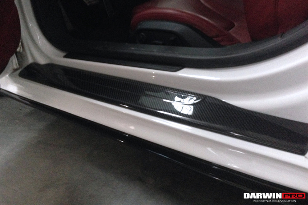 2006-2015 Audi R8 Coupe/Spyder P Style Carbon Fiber Door Sills Steps Cover - DarwinPRO Aerodynamics